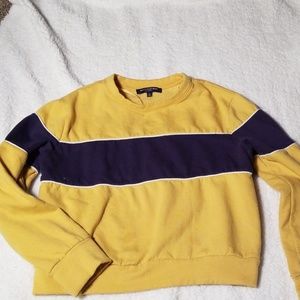 Yellow and Blue Sweater
